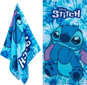 Disney Stitch Beach Towel Kids Toddlers Quick Dry Towel for Pool Beach Bath Swimming Trips Travel Essentials Vacation 55x27” (Blue Stitch)