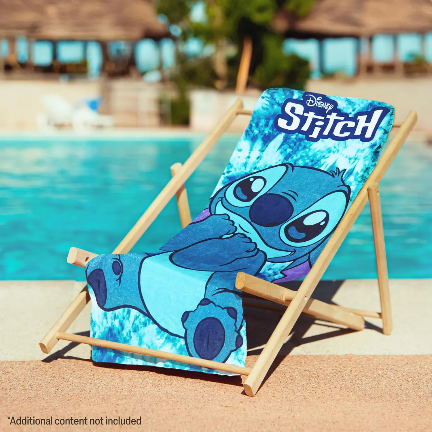 Disney Stitch Beach Towel Kids Toddlers Quick Dry Towel for Pool Beach Bath Swimming Trips Travel Essentials Vacation 55x27” (Blue Stitch)