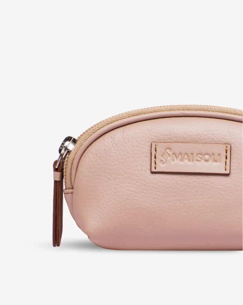 Dome Small Key Pouch - Nude Pink
