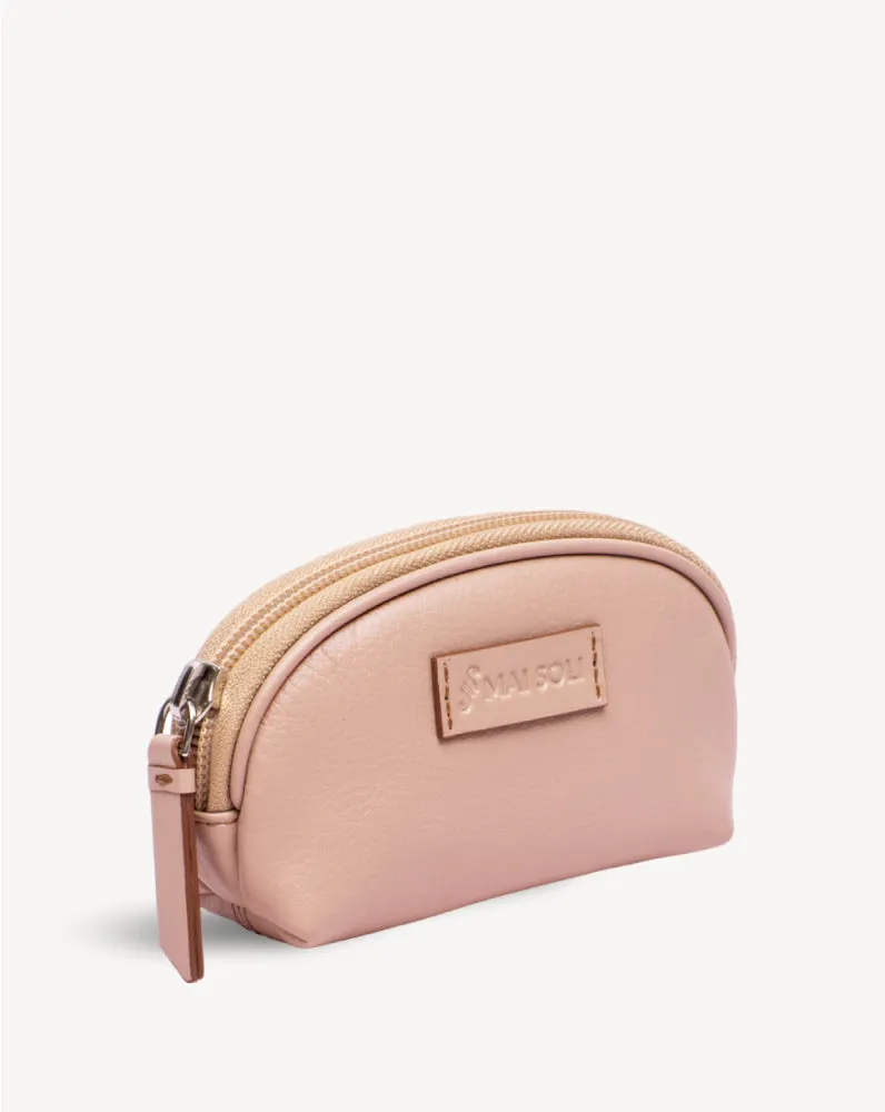 Dome Small Key Pouch - Nude Pink