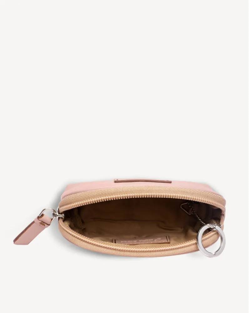 Dome Small Key Pouch - Nude Pink