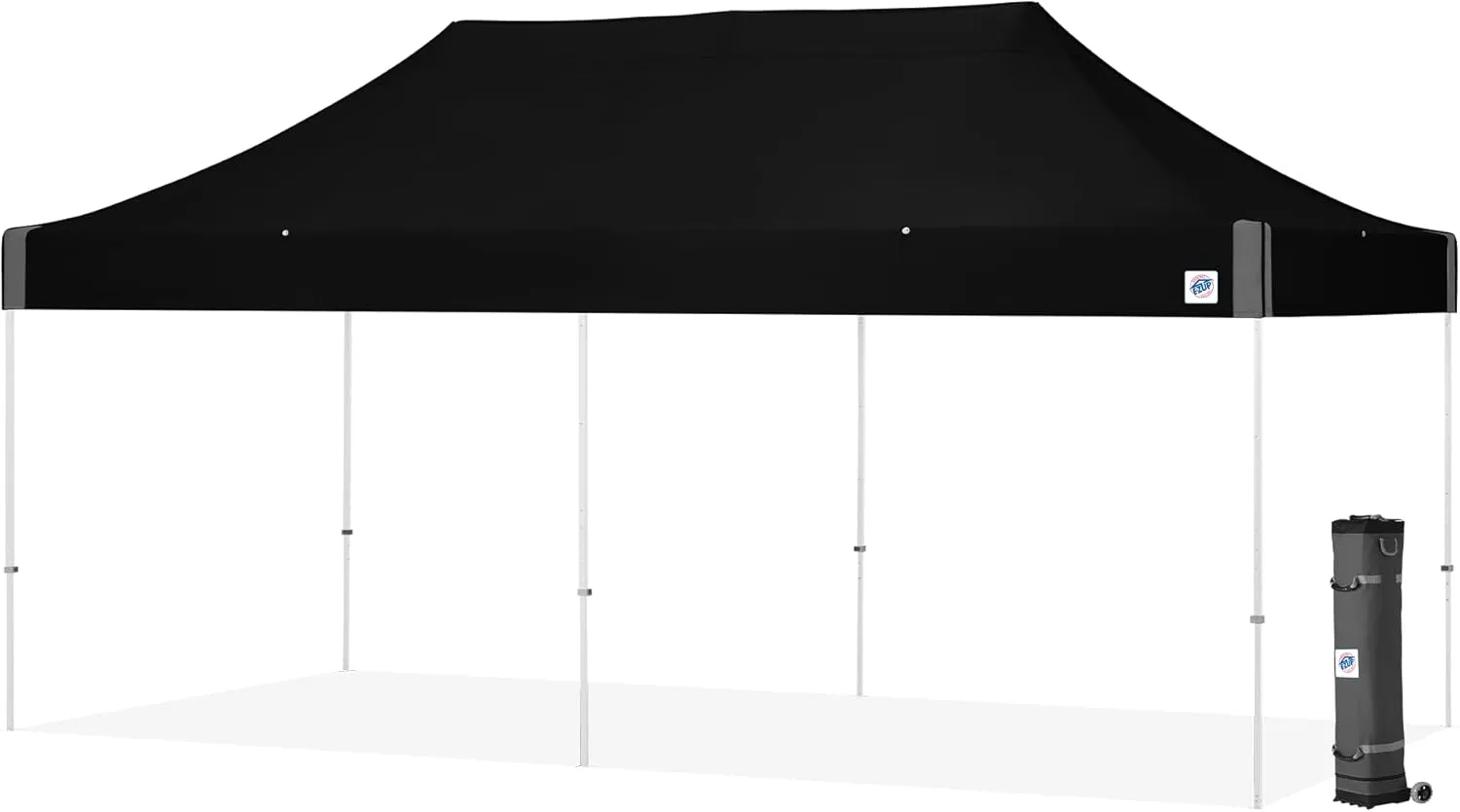 E-Z UP Vantage, 10' x 20' Shelter, White Frame, Black Top