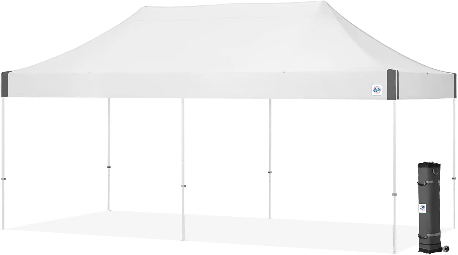 E-Z UP Vantage, 10' x 20' Shelter, White Frame, White Top