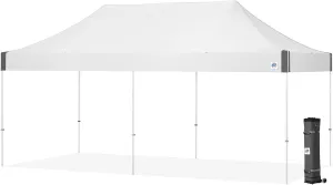 E-Z UP Vantage, 10' x 20' Shelter, White Frame, White Top