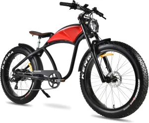 Electric Mountain Bikes for Adults, 750W Motor 31 MPH High Speed E-Bike, 37 Mile Range 48V 15Ah/17.5Ah Battery, 7 Speed Dual Shock Absorber Full Suspension Commuter Fat Tire Bicycle