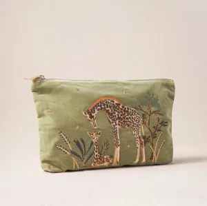 Elizabeth Scarlett - Giraffe Mother & Baby - Everyday Pouch