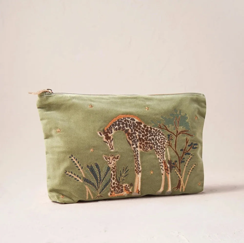 Elizabeth Scarlett - Giraffe Mother & Baby - Everyday Pouch