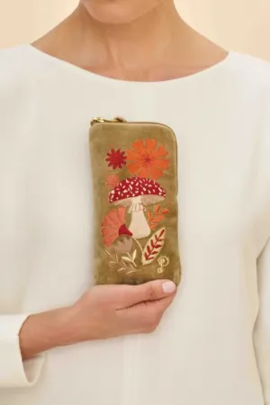 Embroidered Glasses Pouch