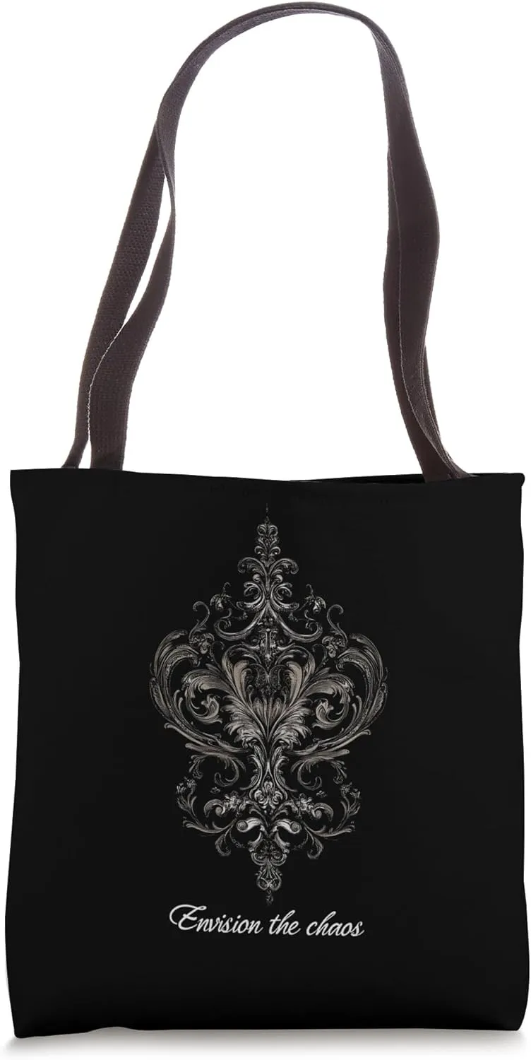 Envision the Chaos |Gothic Alt Grunge Hip Hop Y2K Emo Scene Tote Bag