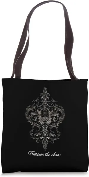 Envision the Chaos |Gothic Alt Grunge Hip Hop Y2K Emo Scene Tote Bag