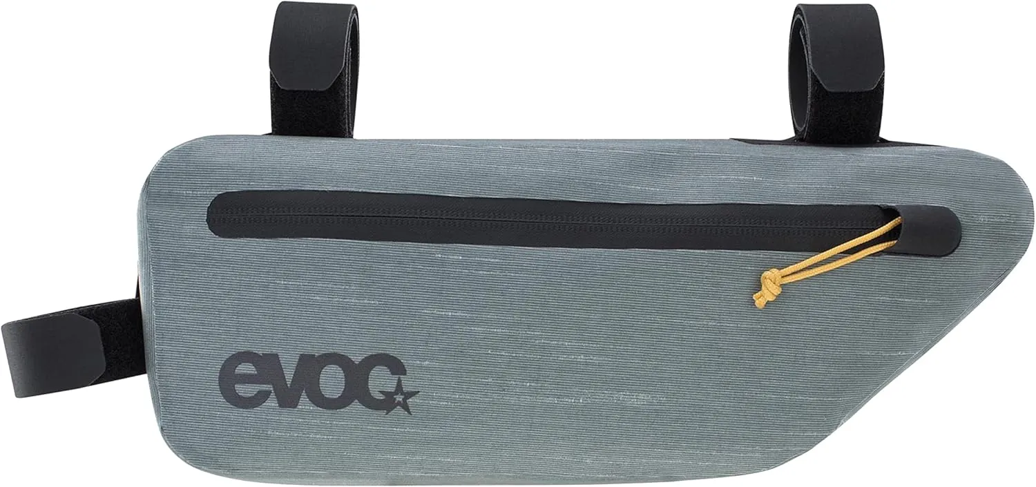 EVOC Multi Frame Pack WP, vielseitige Fahrradtasche (praktische Rennradtasche, Fahrradtasche Rahmen, leichte Bike Tasche, Volumen: 0,8 l & 1,2 l), Steel, One Size, Backpack