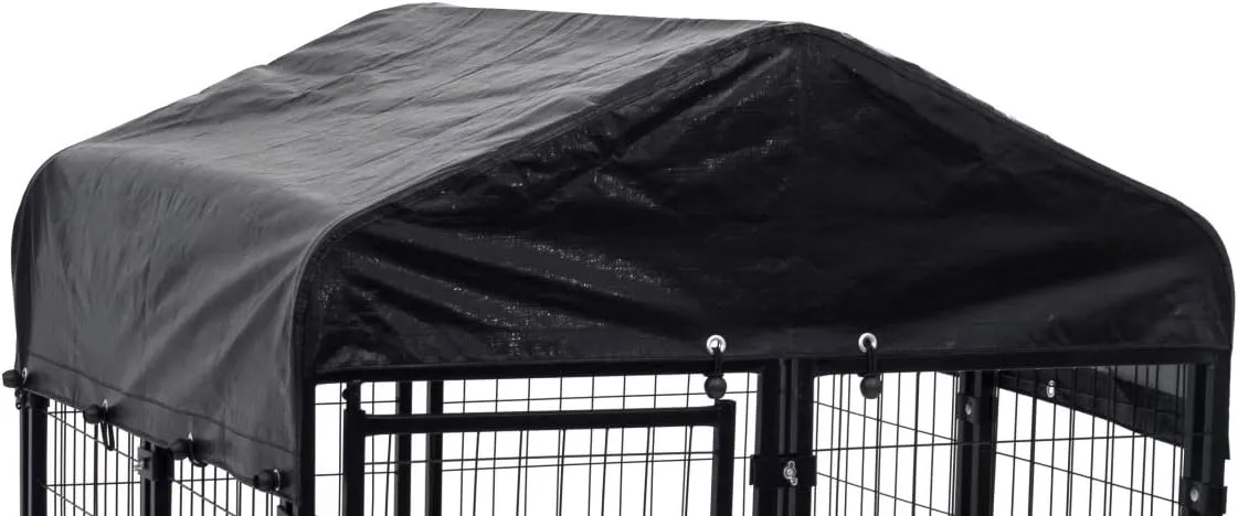 FeedingTime 4 x 8 ft. Kennel Cover Tarp for Uptown, FE1367218