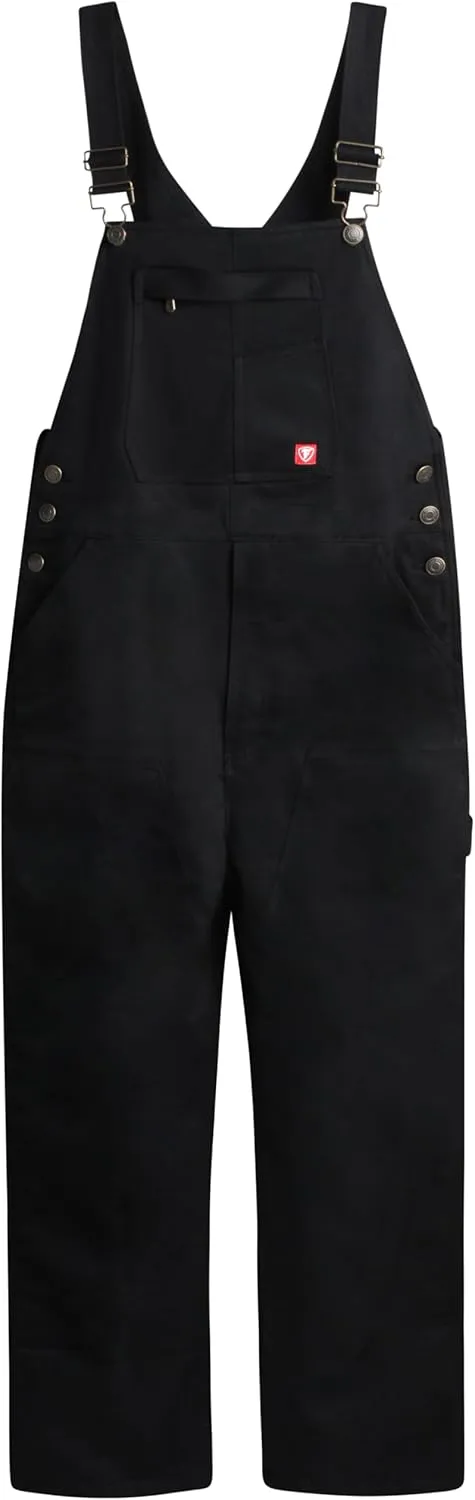 Firestone Mens Overalls - Water Resistant Twill Bib Overalls Jumpsuit for Work Utility and Safety (Sizes: M-XXL, Runs Small)