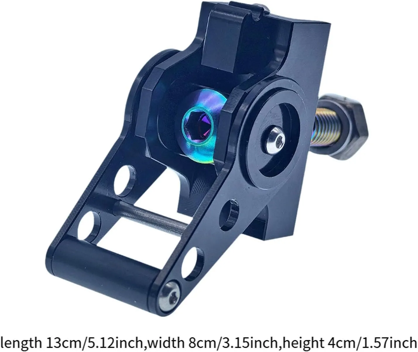 Folding Bike Buckle Cycling Equipment Supplies Professional Bike Clamp Plate Folding Bike Accessories for Cline, All Black