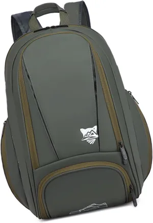 Folding Tennis Backpack Badminton 2-Rackets Tennis Handbag With Separate Shoe Pouches Large Capacity Tennis Bag