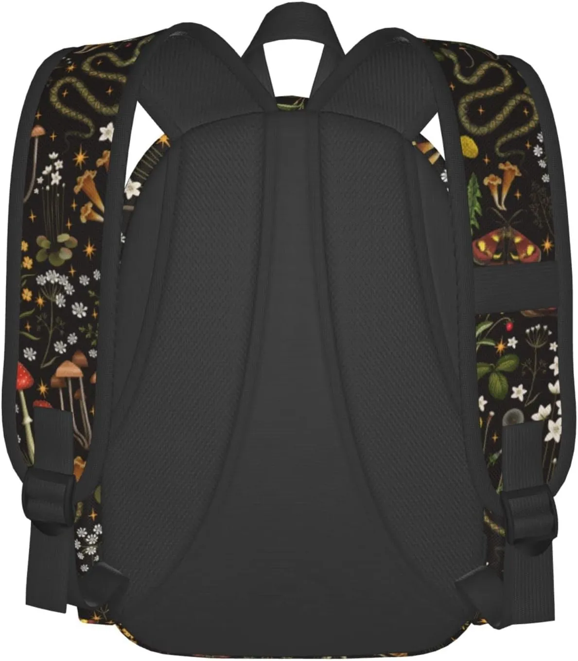 FREEHOTU Forest Animals Mushrooms Backpack For Men Women With Adjustable Padded Shoulder Straps Daypack For College Travel