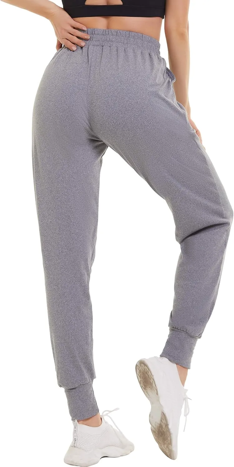 FULLSOFT Sweatpants for Women with Pockets-Womens Joggers Yoga Lounge Pants Relaxed-fit Leggings for Cycling Workout Running