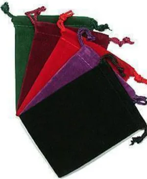 G079. Velvet Pouch - 6 Color Options