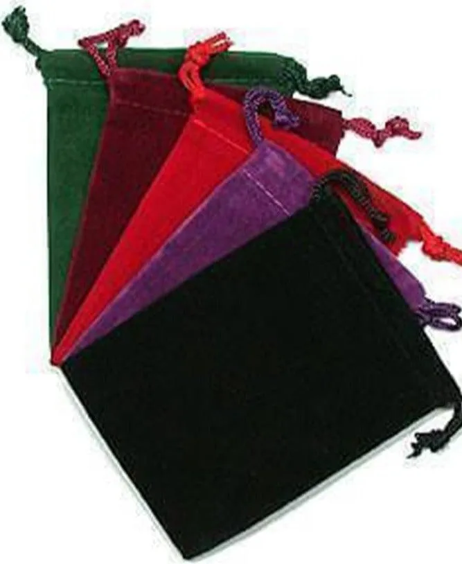 G079. Velvet Pouch - 6 Color Options