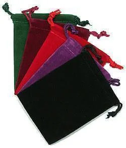 G079. Velvet Pouch - 6 Color Options