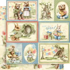 G45 - Hip Hip Hooray - 12x12 Single Sheet / Best Day Ever