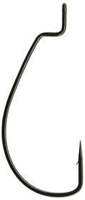 Gamakatsu Black EWG Offset Worm Hook - 2, 25 Pack