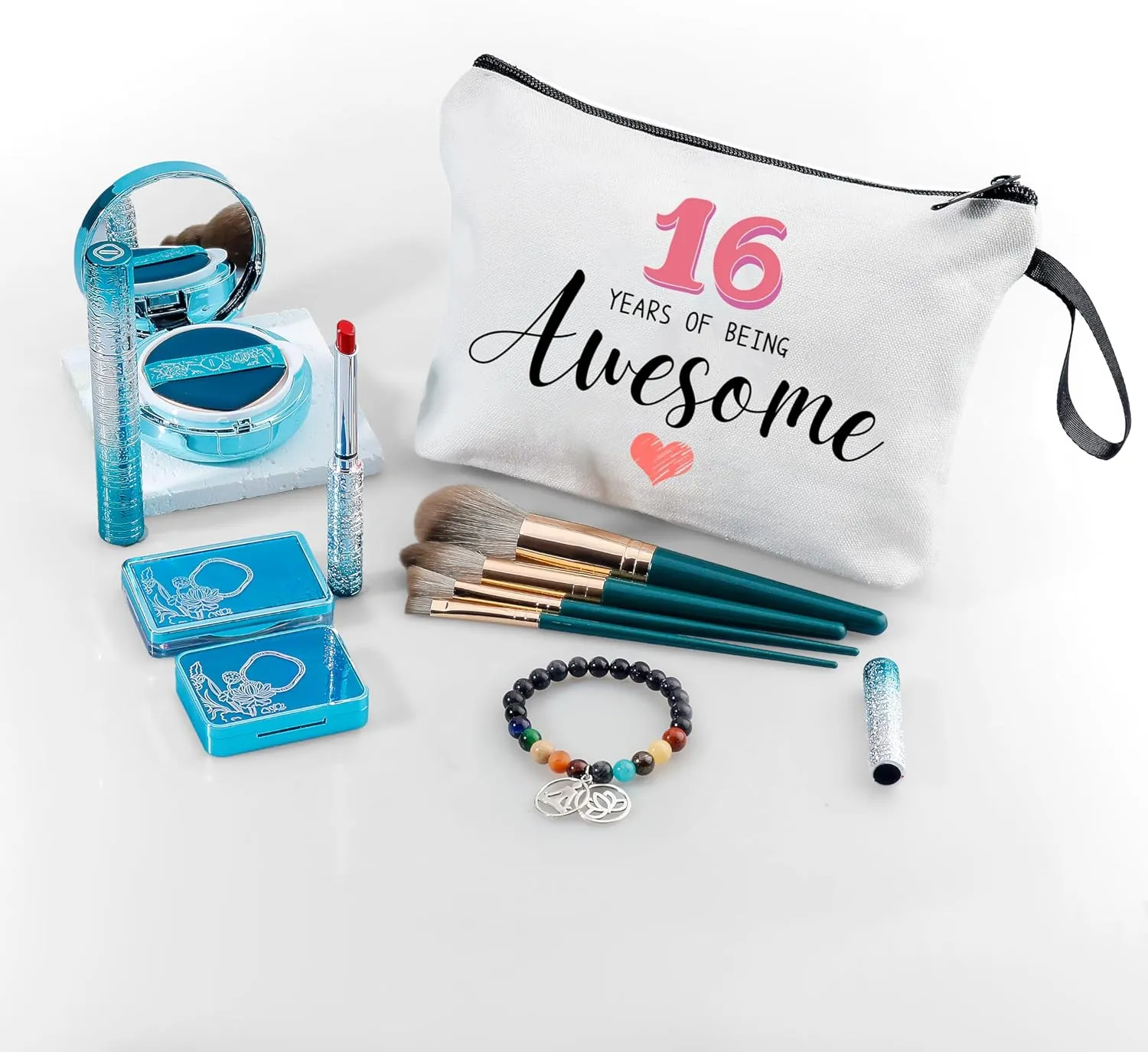Gifts for 16 Year Old Girl: Makeup Organizer Travel, 16th Birthday Gifts for Teen Girls