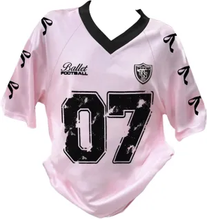 Girl's Jersey Y2K Oversized Graphic Number Print Tops V Neck Short Sleeve T Shirt Hip Pop Tee Streetwear