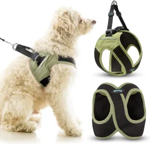 Gooby Escape Free Easy Fit X in Dog Harness - Portland Green, Large