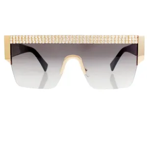 Gradient Square Fashion Eyewear Sunglasses