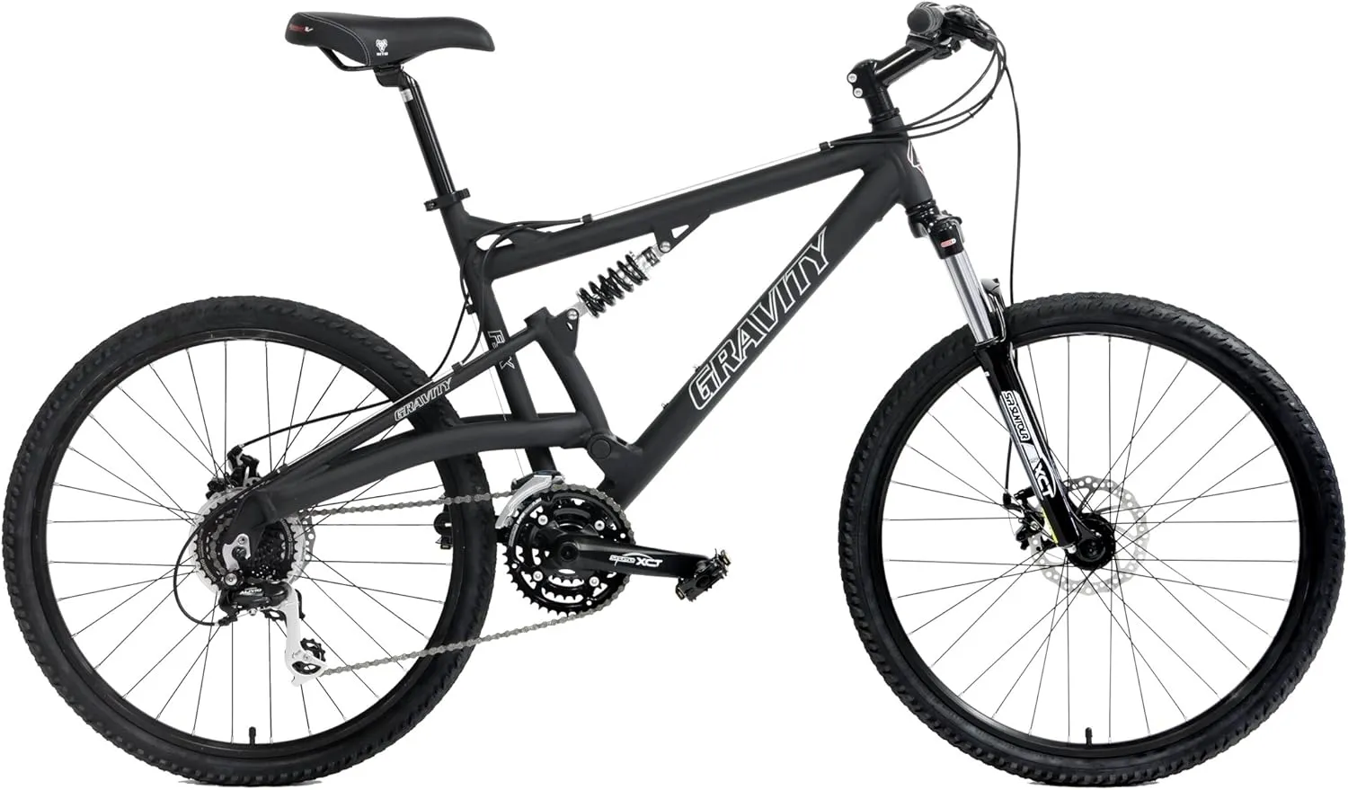 Gravity FSX 2.0 Dual Full Suspension Mountain Bike Disc Brakes Acera Suntour