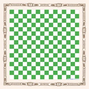 Green Checkerboard Bandana