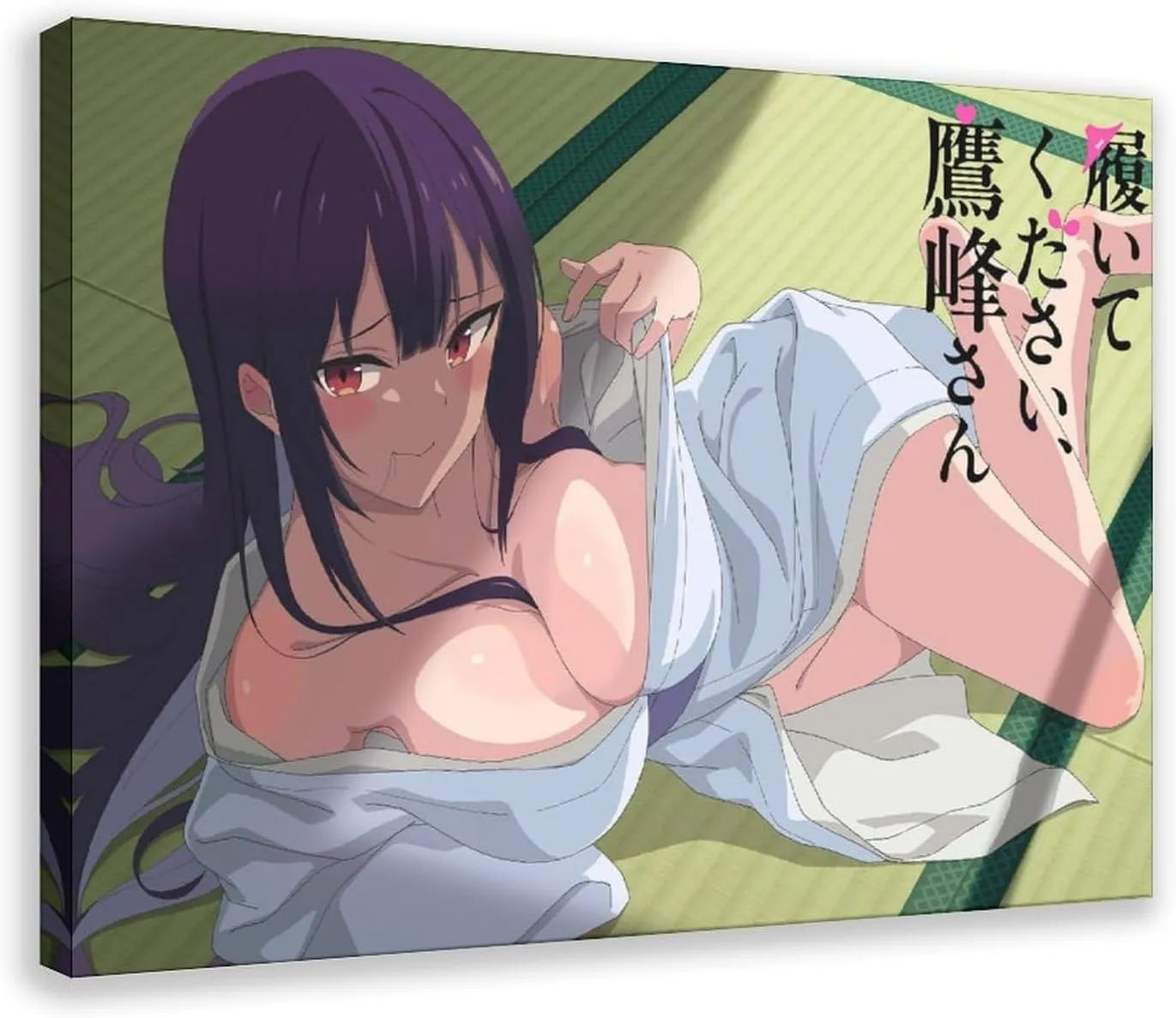 Haite Kudasai，Takamine-san Anime Poster Canvas Poster Bedroom Decor Landscape Office Room Decor Gift Frame:24x36inch(60x90cm)