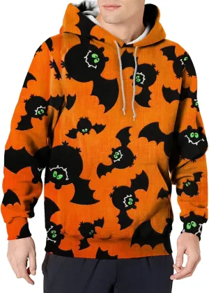 halloween sweatshirt men Autumn Casual Long Sleeve Halloween 3D Printed Long Sleeve Hoodless Sweatshirt Top