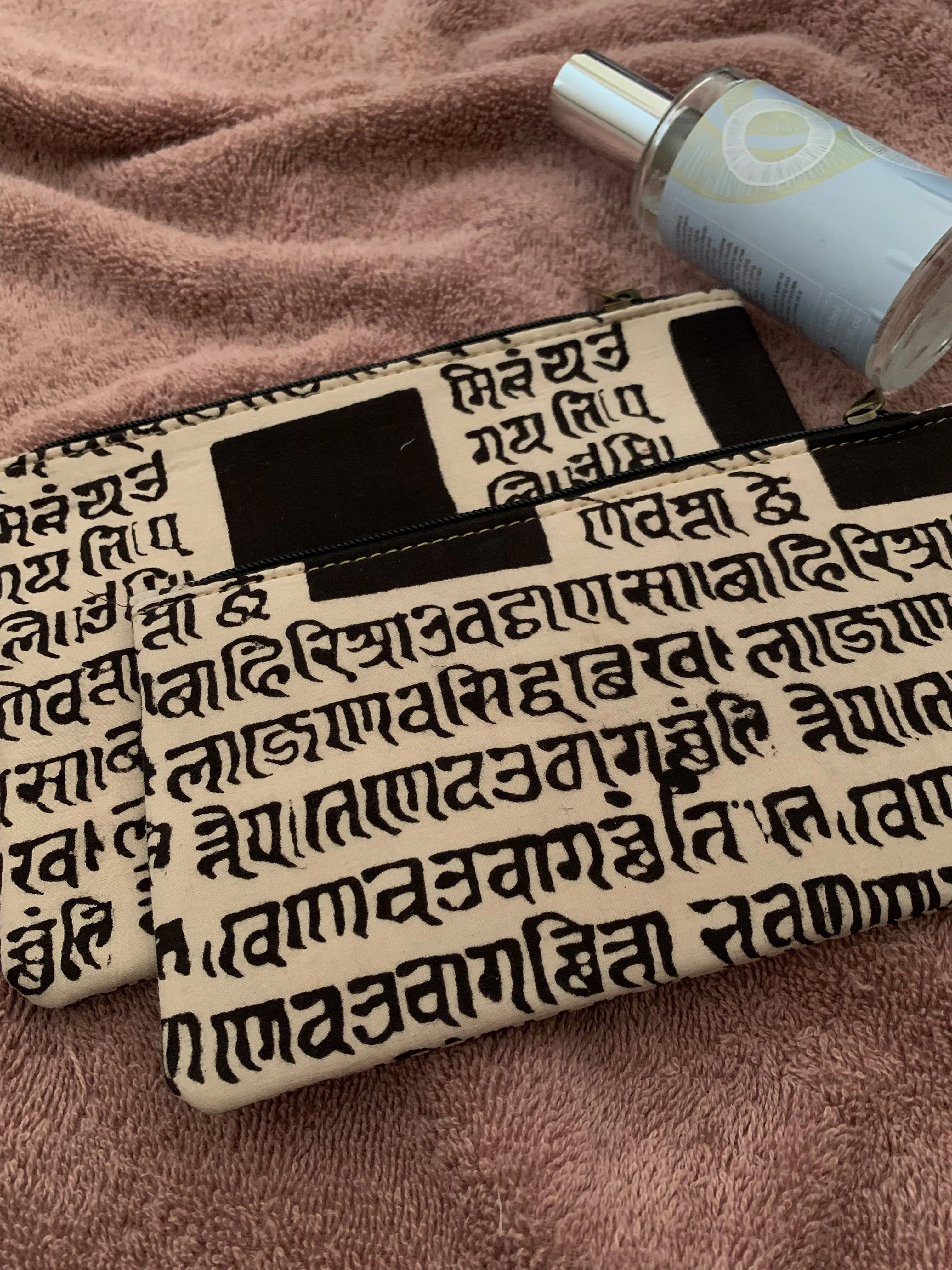 Handcrafted Cotton Pouch - Set of 3