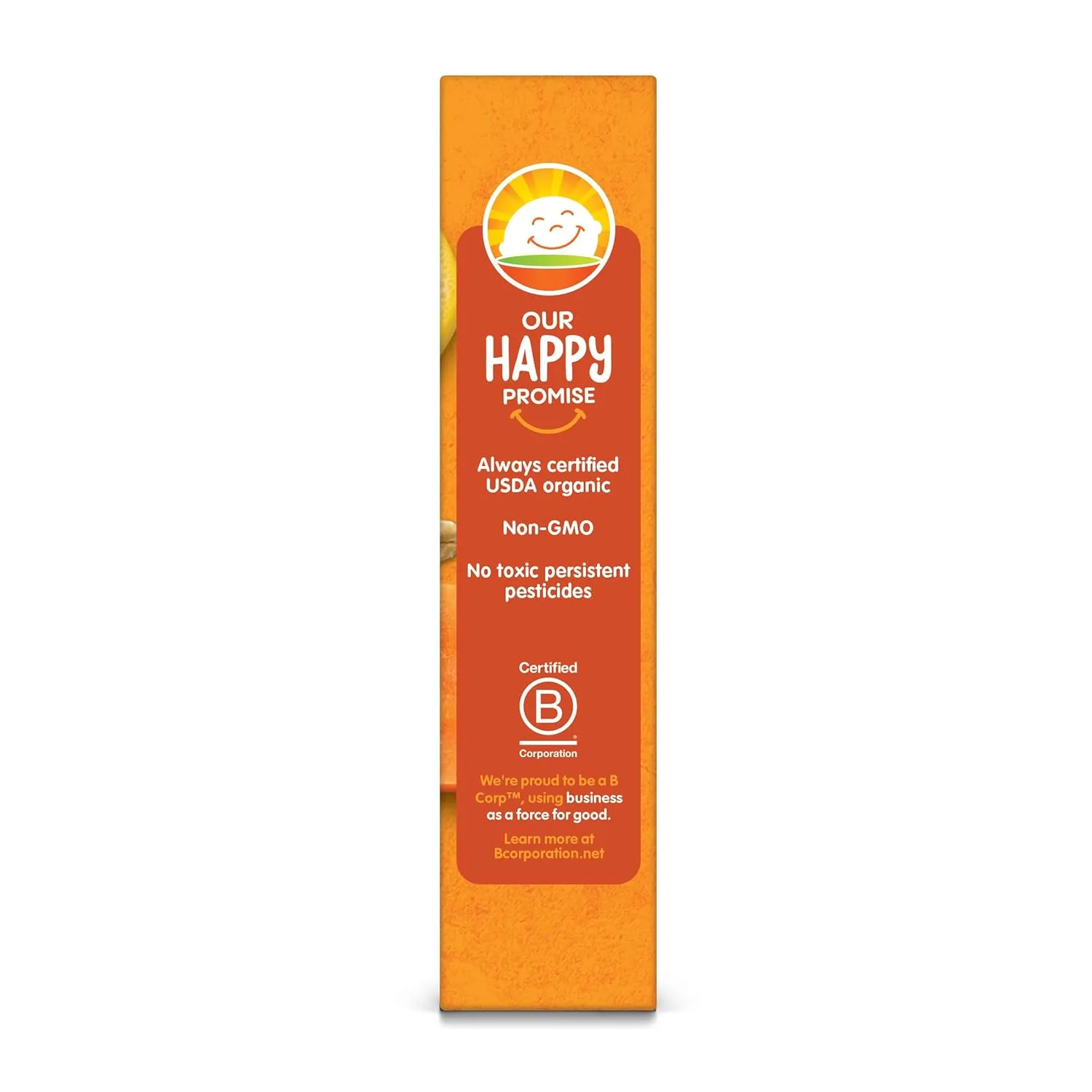Happy Tot Organics Fiber & Protein Soft-Baked Oat Bars Organic Toddler Snack Banana & Carrot, 0.88 Ounce Bars, 5 Count Box (Pack of 6)