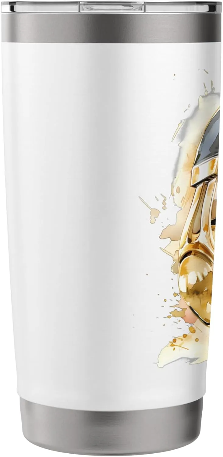 Headphones Music DJ Beatmaker Artwork Splash Dance Music Stainless Steel Insulated Tumbler
