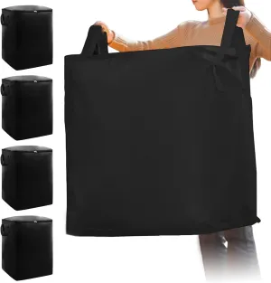 Heavy Duty Moving Bags 66 Gallon, 4 Pack Extra Large Moving Bags with Zippers and Strong Handles, Waterproof Space-Saving Tote Duffle Storage Bag for College Dorm Clothes Comforters Travel