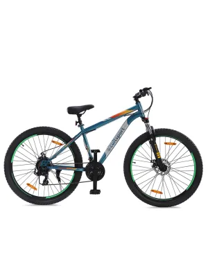 Hemis Steel 21 Speed Shimano Gear 29 inch Mountain Cycle, Dual Disc Brake, Front Suspension, Double Wall Rim, Blue, Free Trainer Sessions, Cycling Event