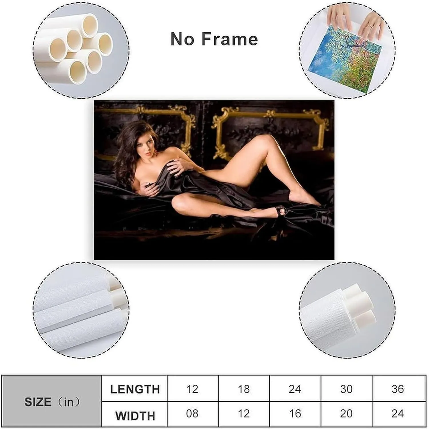 HGDRTBVZ Kim Kardashian Hot Girl Sexy Poster (141) Canvas Art Wall Poster Printing Office Bedroom Aesthetic Poster Living Room 30x20inch(75x50cm) Unframe-style