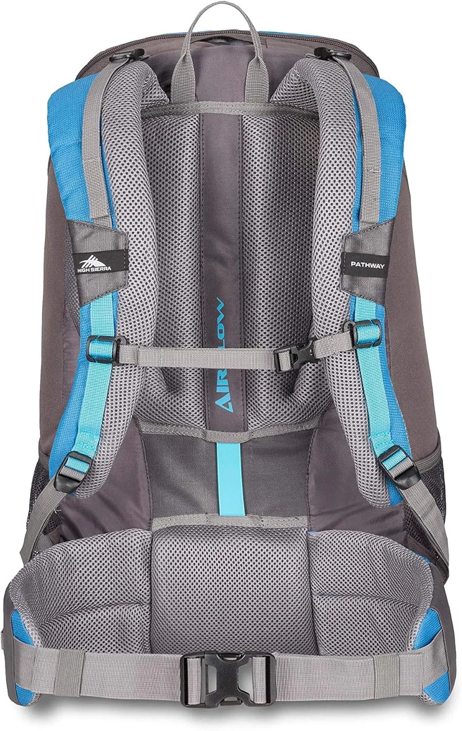 High Sierra Pathway Internal Frame Hiking Backpack, Mineral/Slate/Glacier, 40L