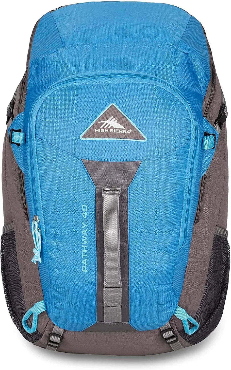 High Sierra Pathway Internal Frame Hiking Backpack, Mineral/Slate/Glacier, 40L