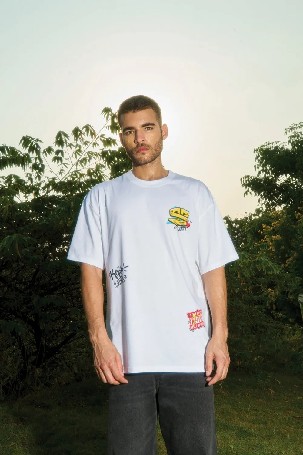 Hip Hop SpongeBob Oversized T-shirt