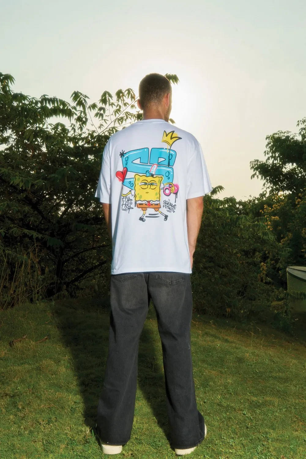 Hip Hop SpongeBob Oversized T-shirt