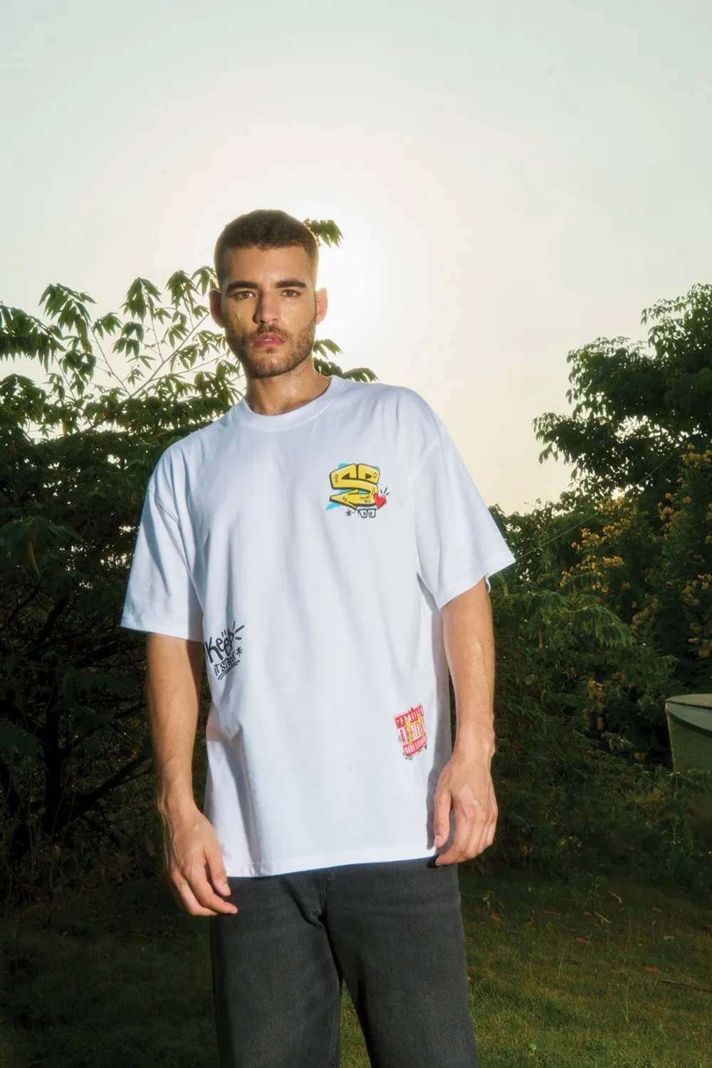 Hip Hop SpongeBob Oversized T-shirt