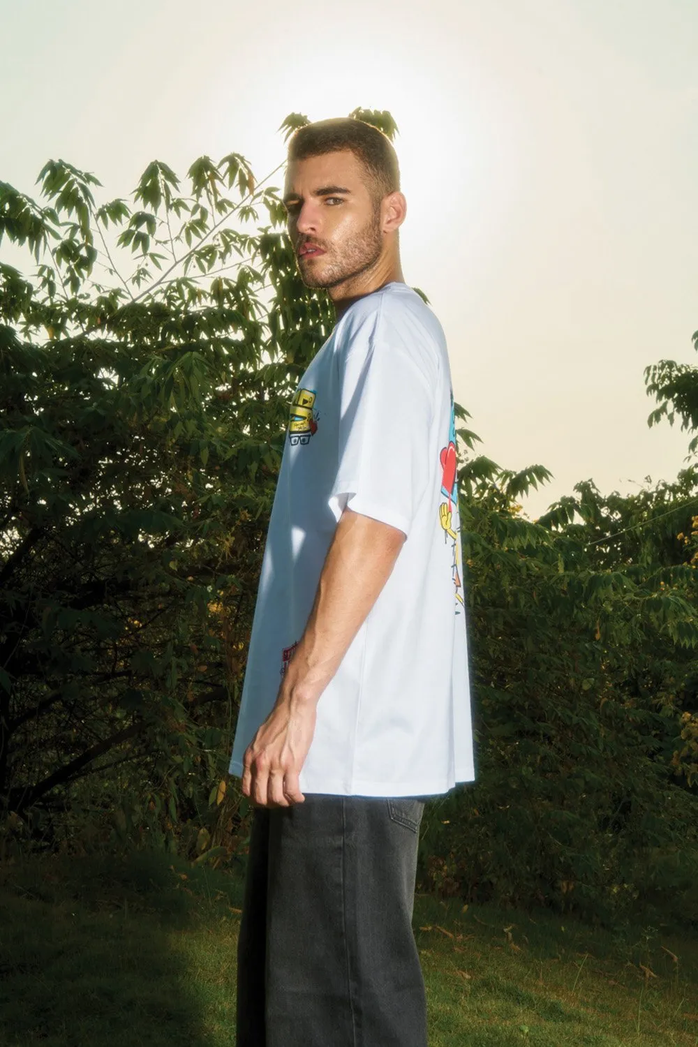 Hip Hop SpongeBob Oversized T-shirt