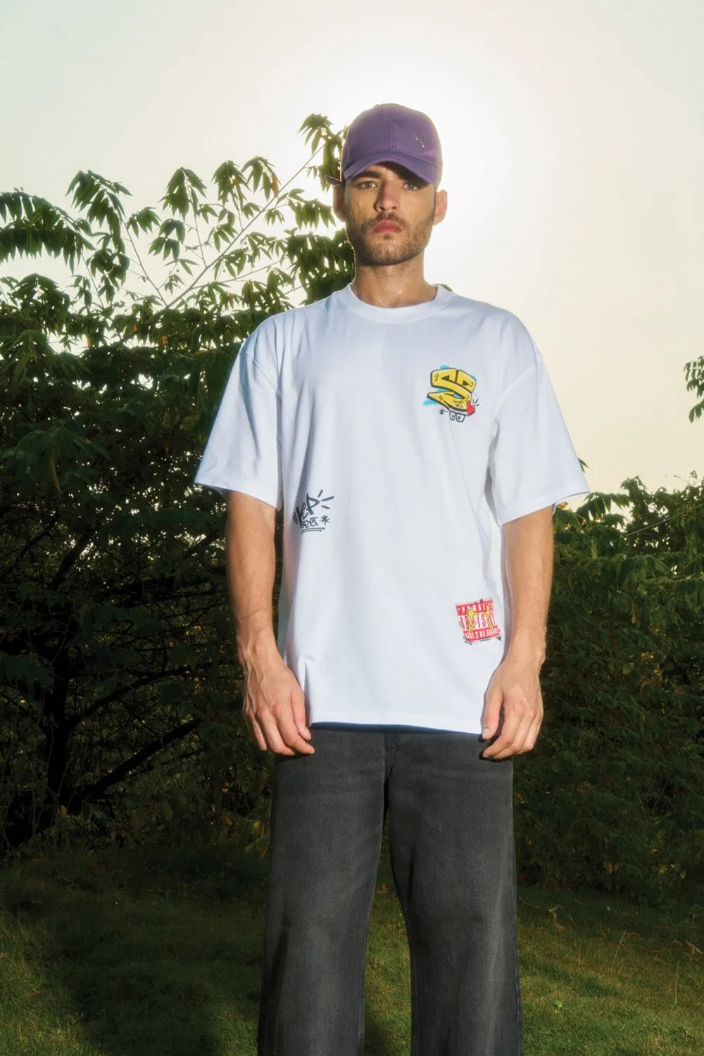 Hip Hop SpongeBob Oversized T-shirt