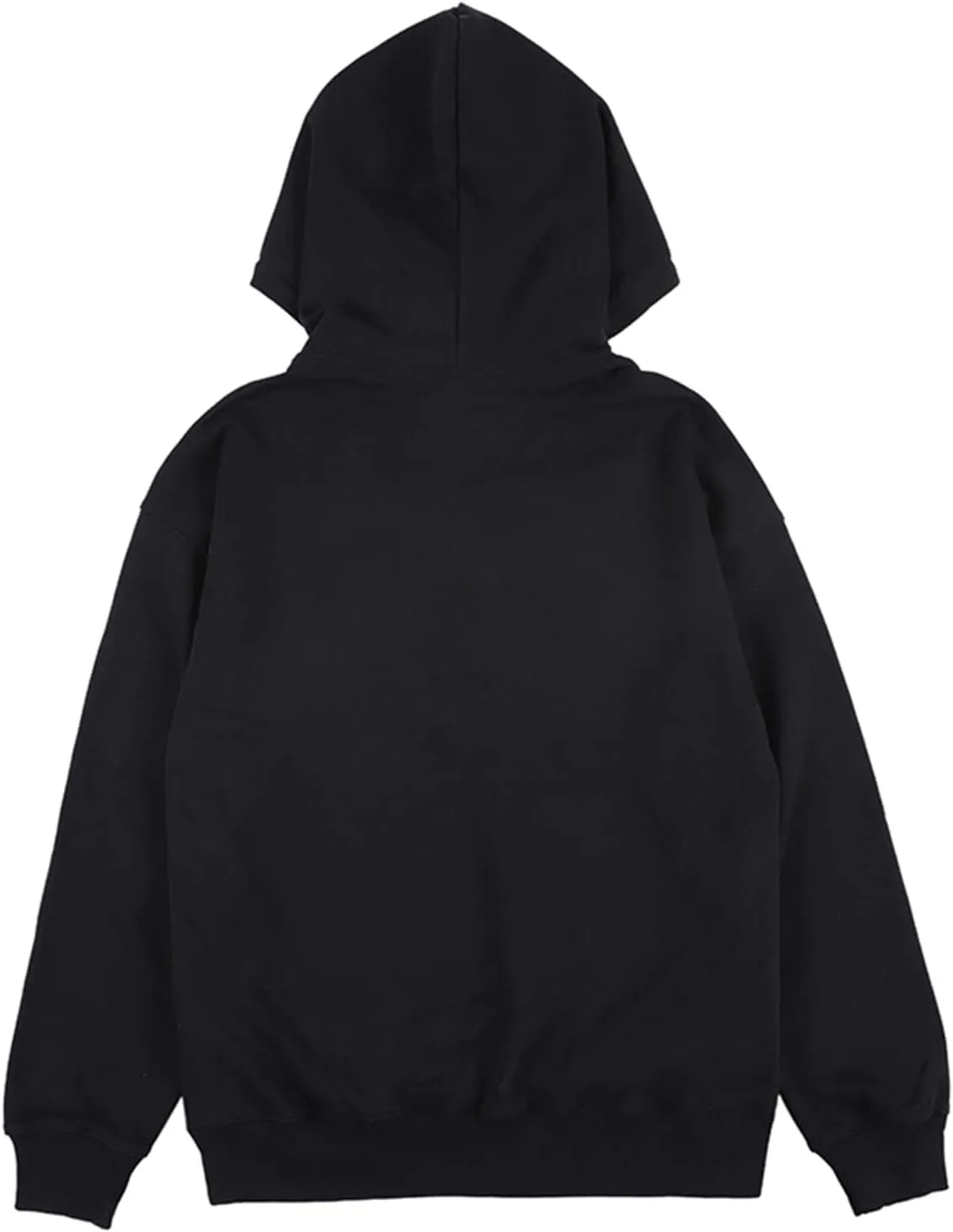 Hip Hop Sweatshirts Men's Graphic Pullover Hoodie Hooded Top Black
