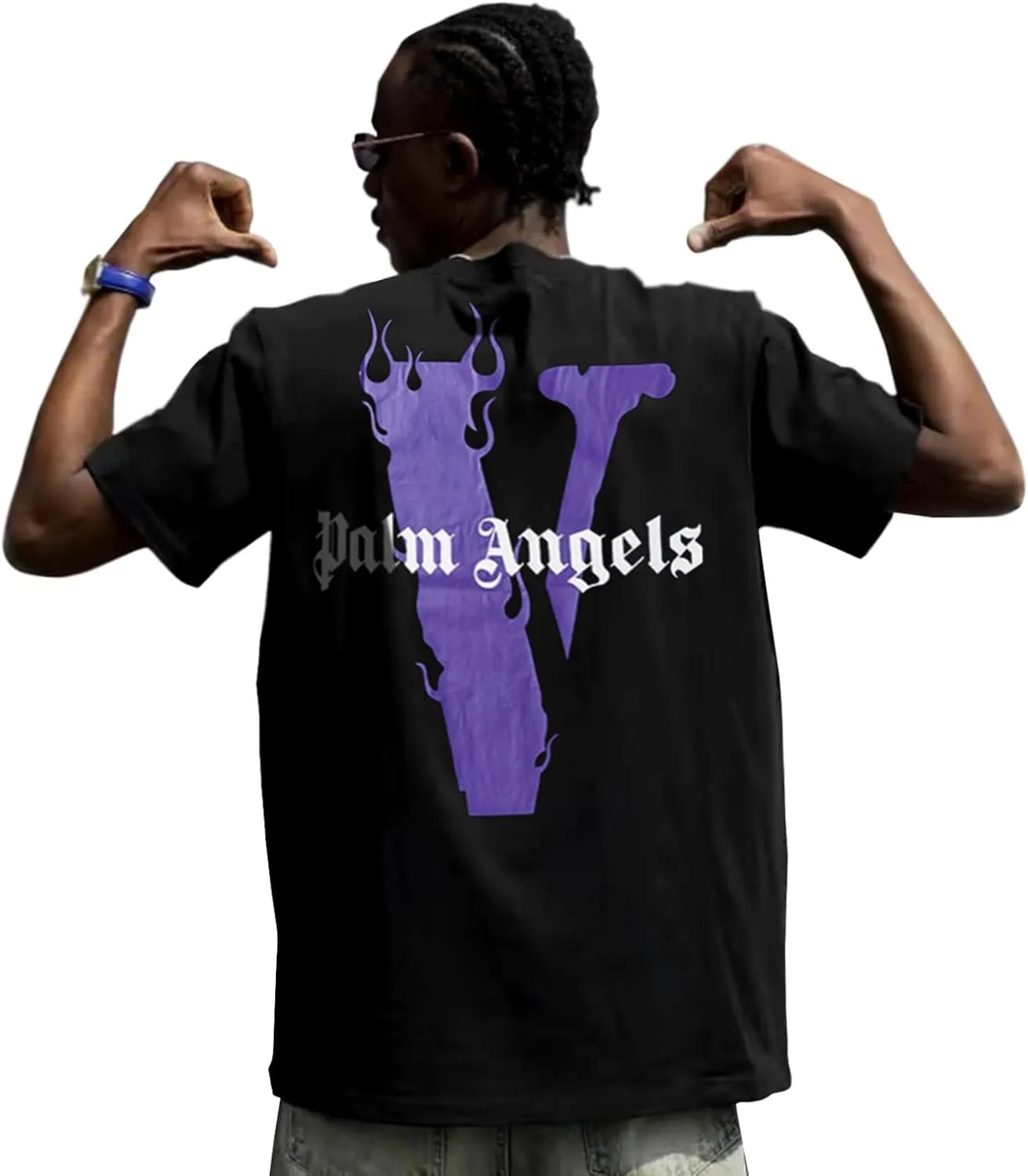 Hip Hop V Shirts for Men Women Fashion Graphic Tees Novelty Crewneck Short Sleeve T Shirt Tops