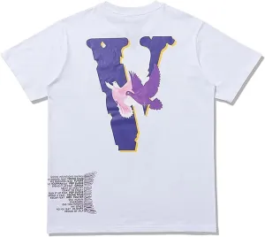 Hip Hop V Shirts for Men Women Fashion Graphic Tees Novelty Crewneck Short Sleeve T Shirt Tops
